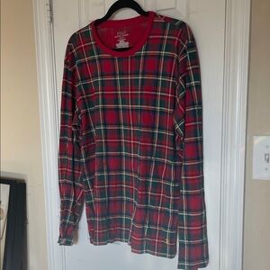 Polo Ralph Lauren plaid pajama top, size small